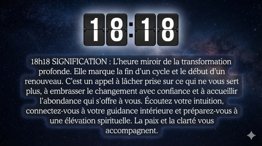 18h18 Signification