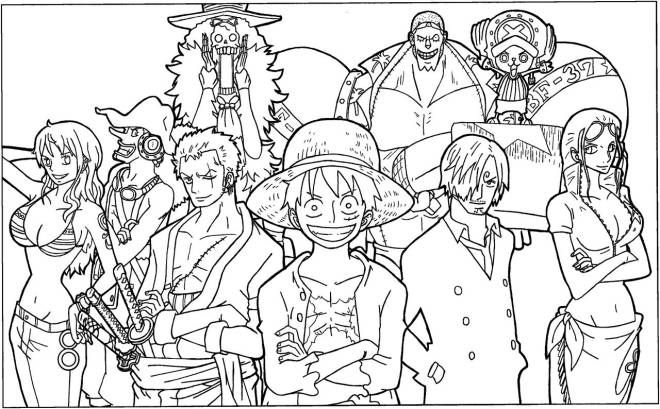 Coloriage One Piece