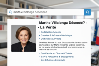 Marthe Villalonga décédée