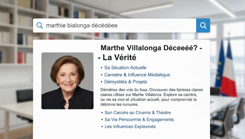 Marthe Villalonga décédée